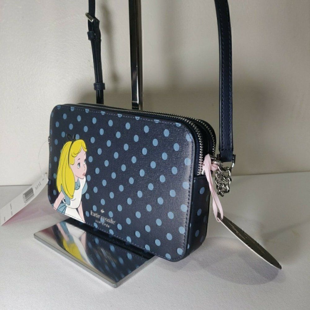 NWT WLR00610 Disney x Kate Spade Alice in Wonderland Crossbody Handbag - Picture 5 of 8